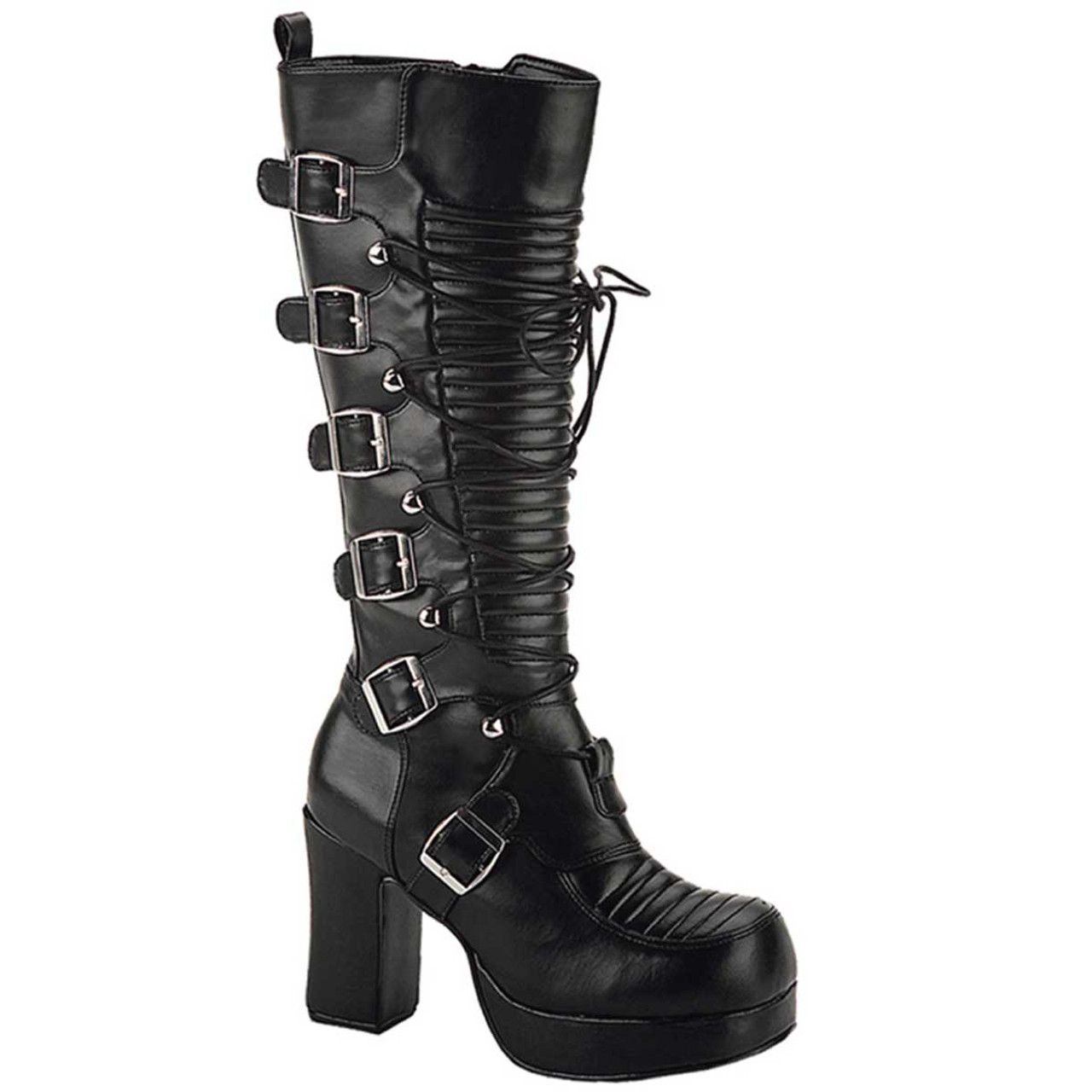 Knee high goth on sale boots