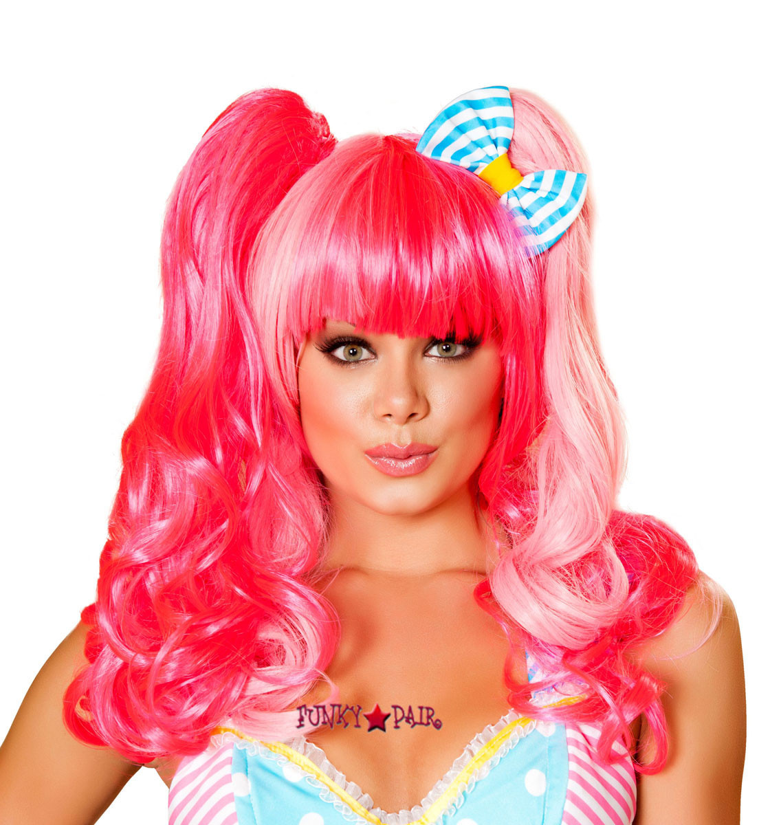 pink wig c