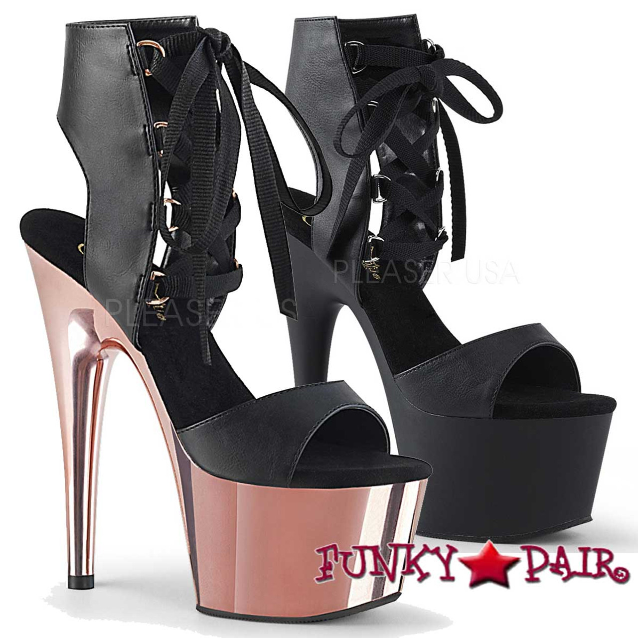 lace up platform sandal