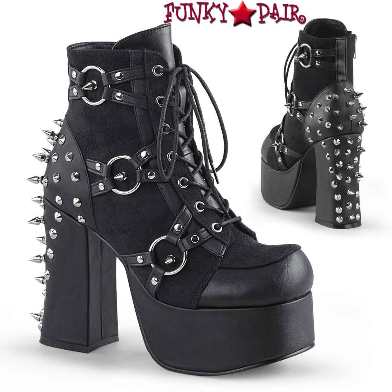 demonia spiked boots