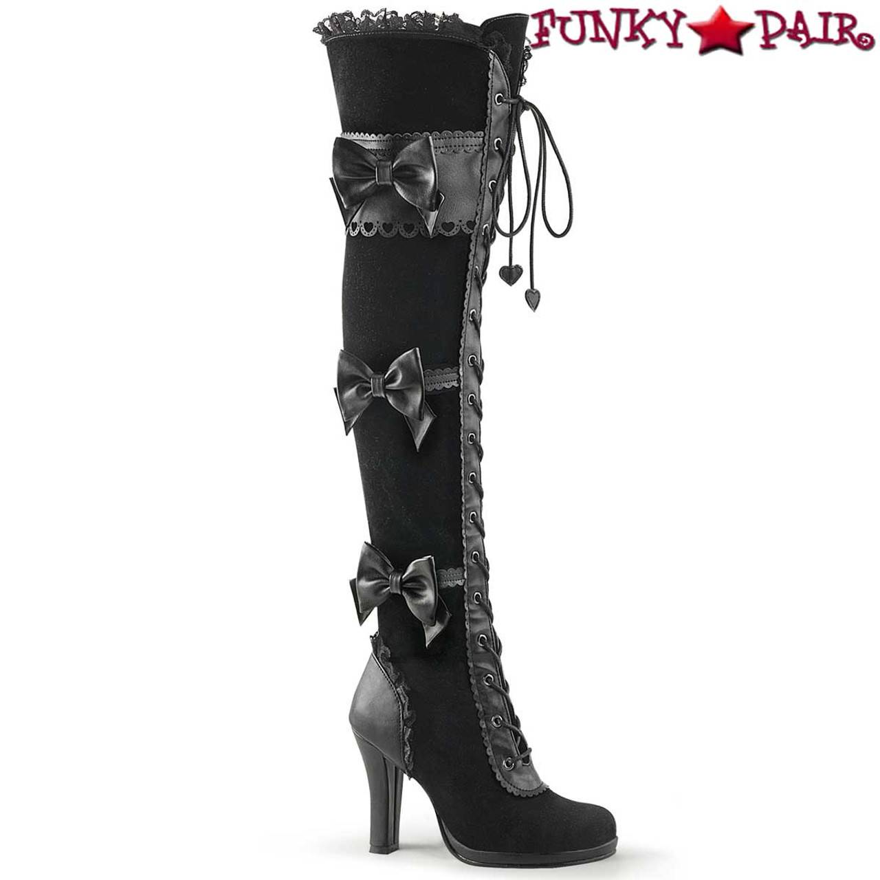 platform over the knee boots