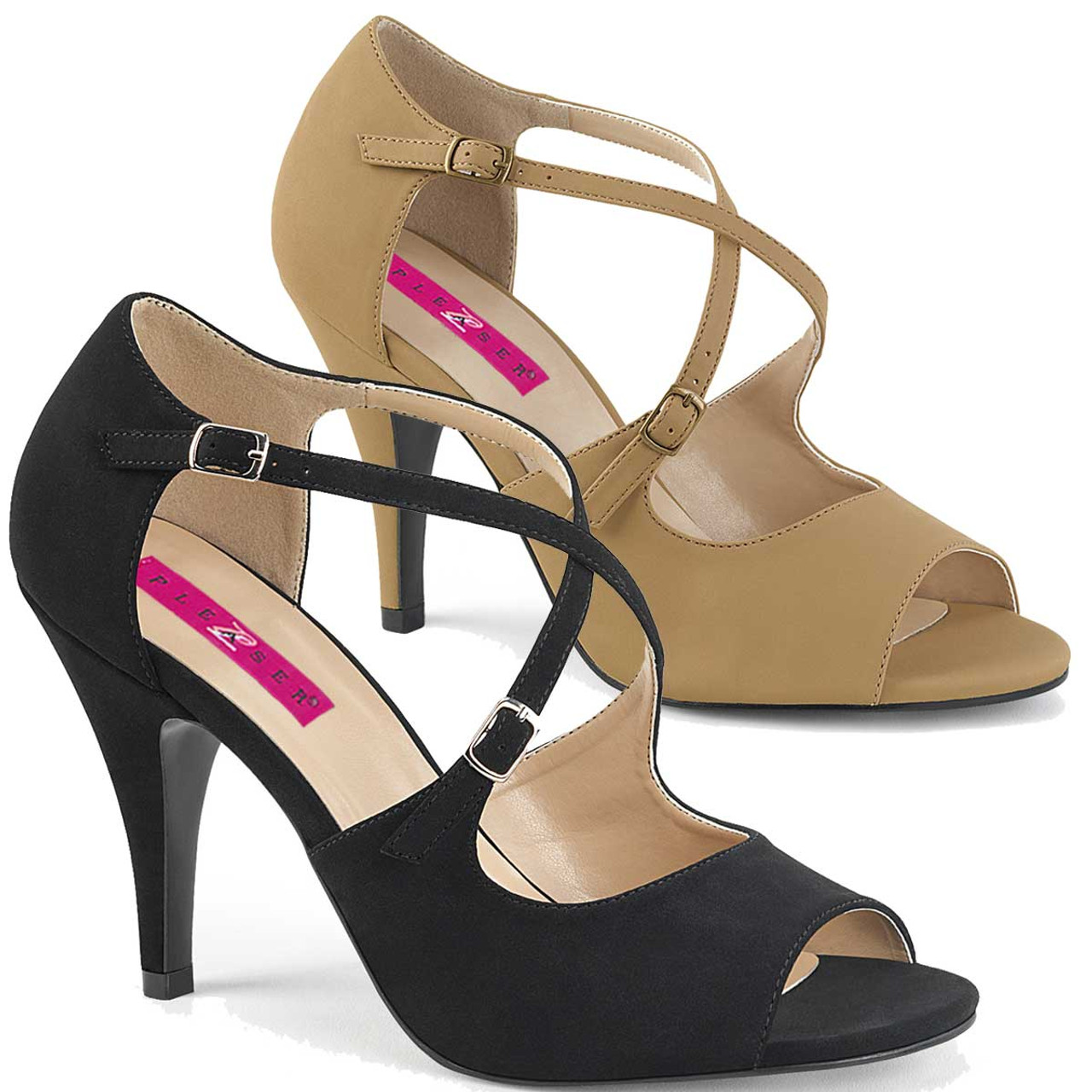 Colisha Heels for Women Low Heel Pumps Shoes Peep Toe Ankle Strap Dress  Dancing Shoes Size 4-9 Gold 4.5 - Walmart.com