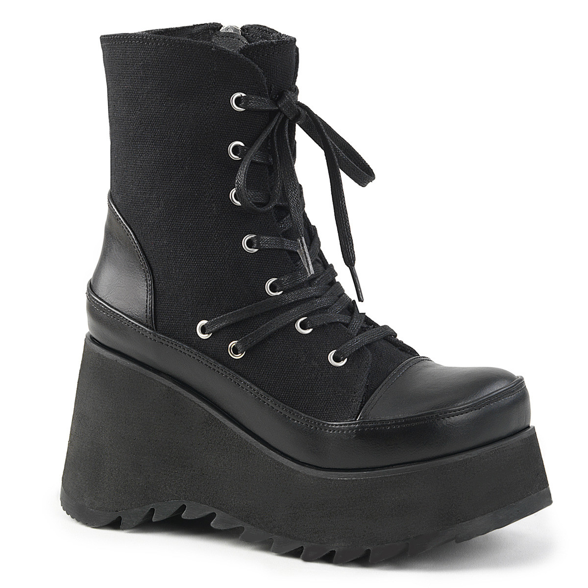 vegan wedge boots