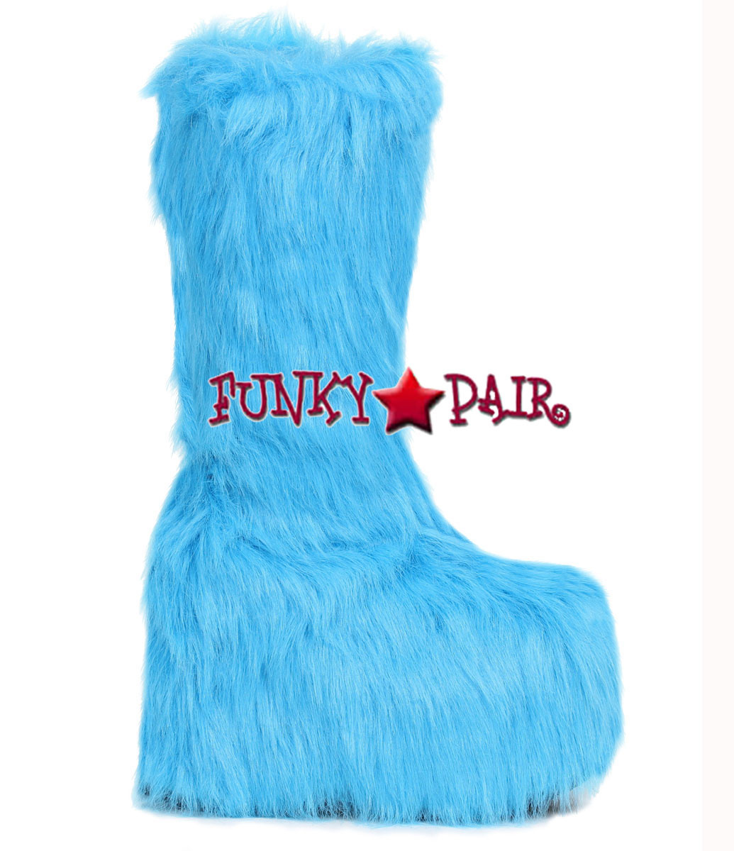 fluffy boots
