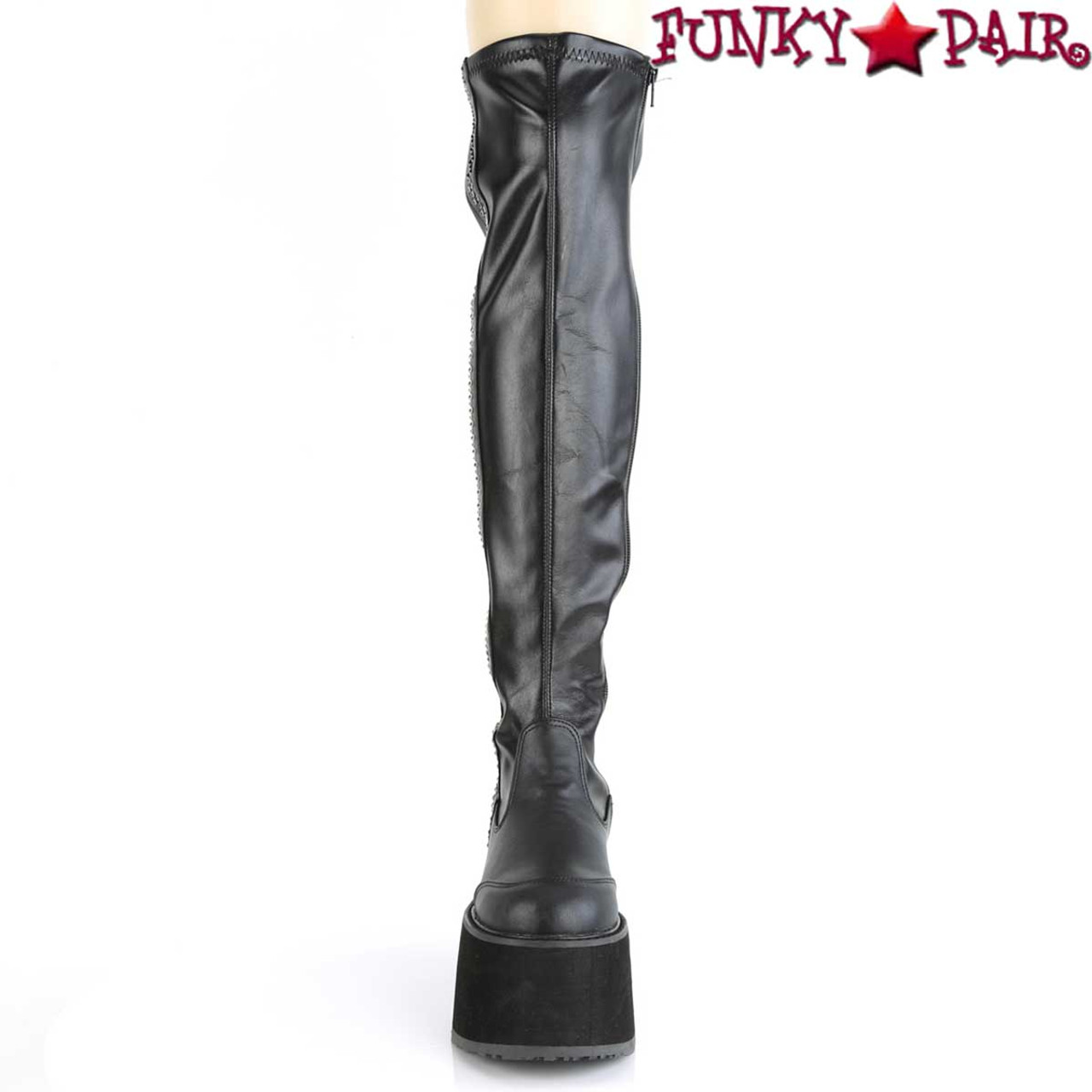 Damned-302 Women's Gothic Thigh High 