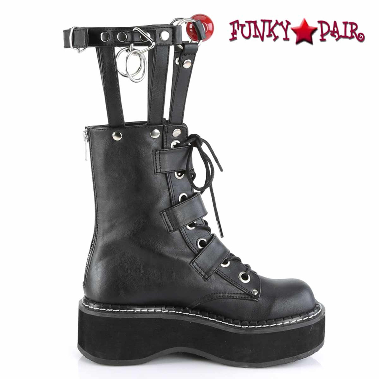 Demonia | Emily-355 Women's Punk Cage 