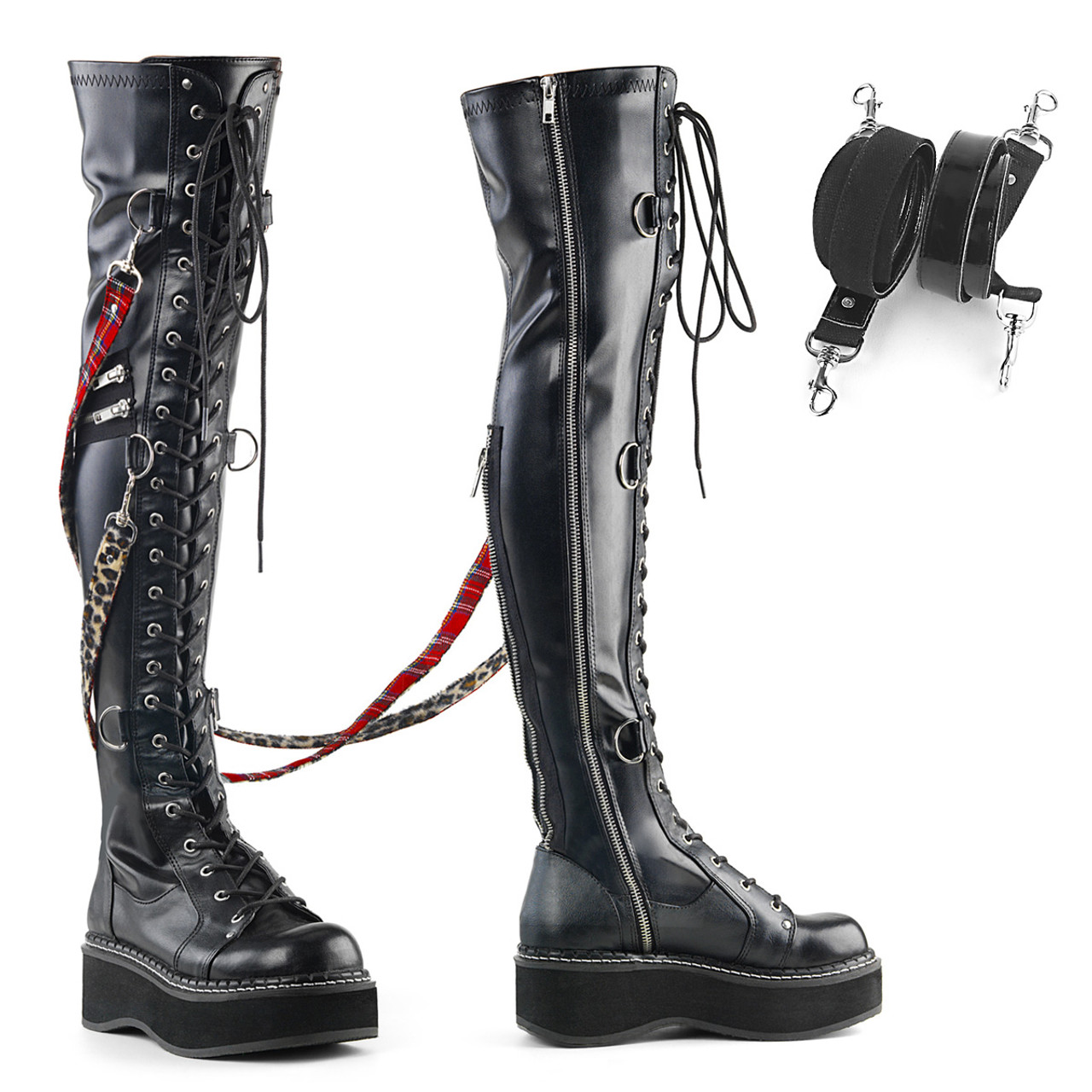 punk boots women's