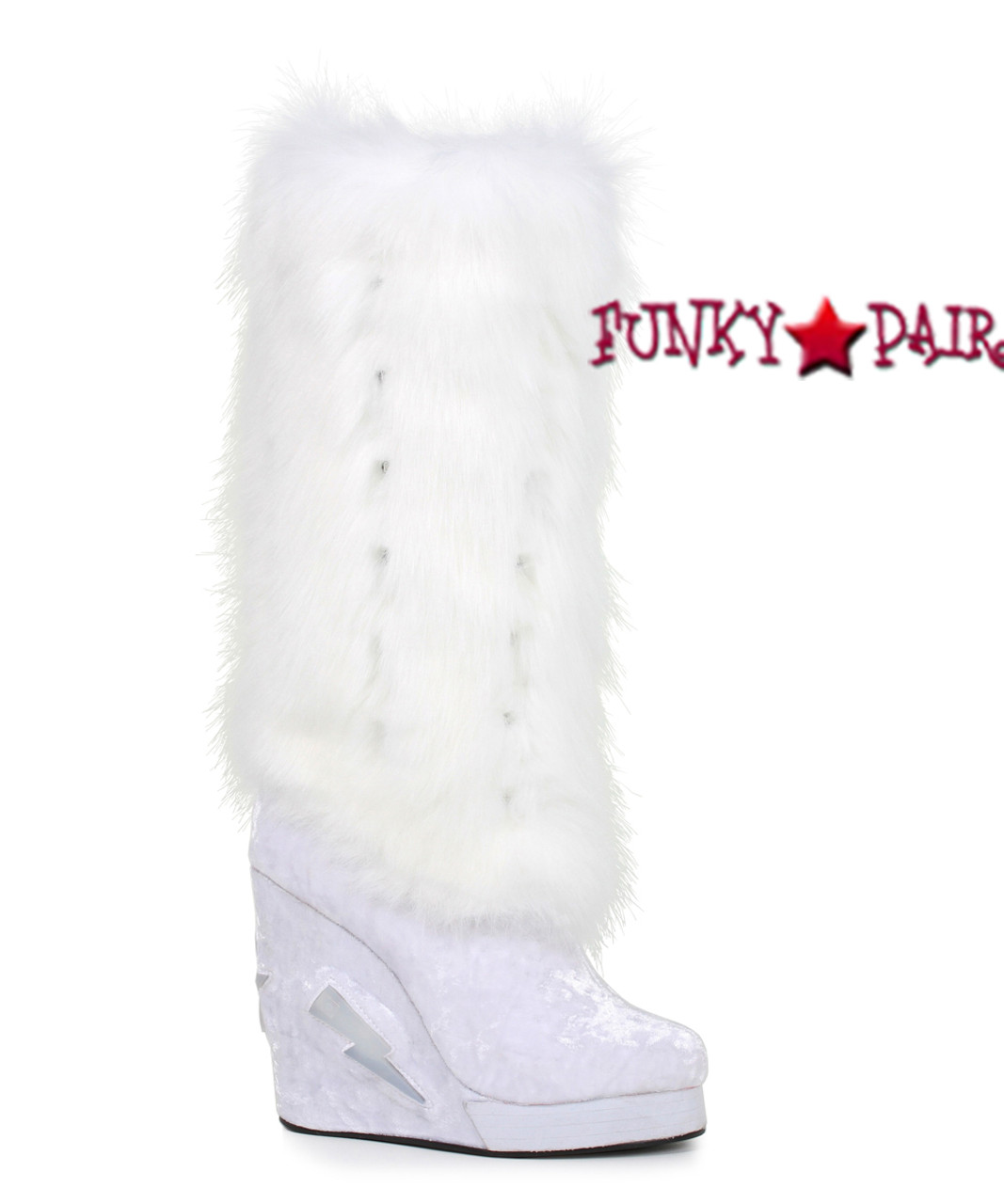 knee high fluffy boots