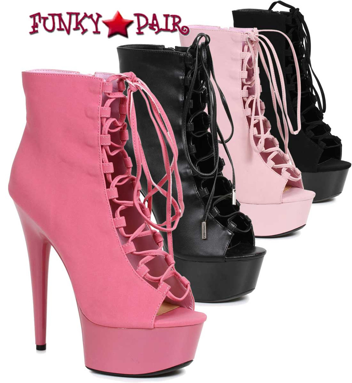 funky black booties