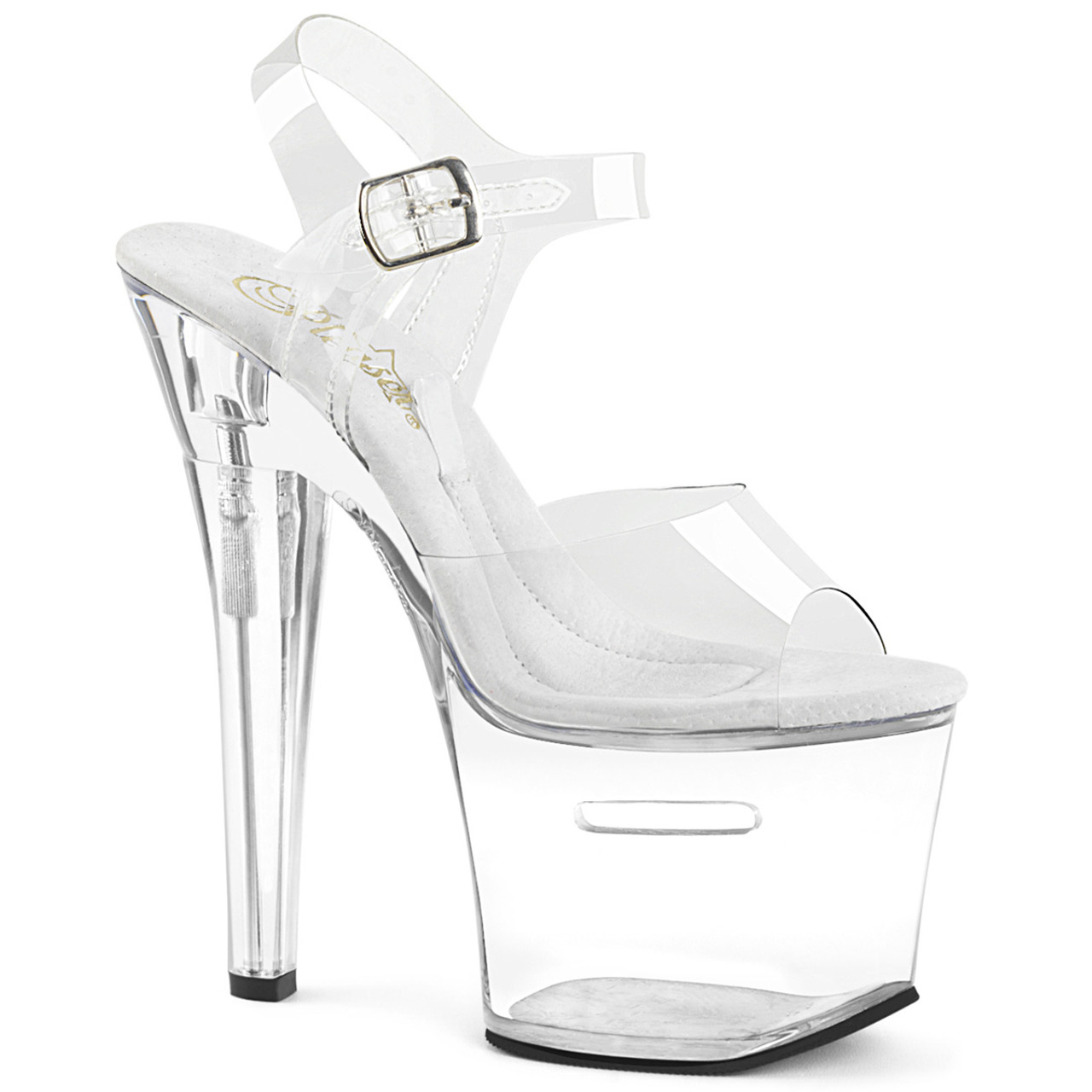 white stripper shoes