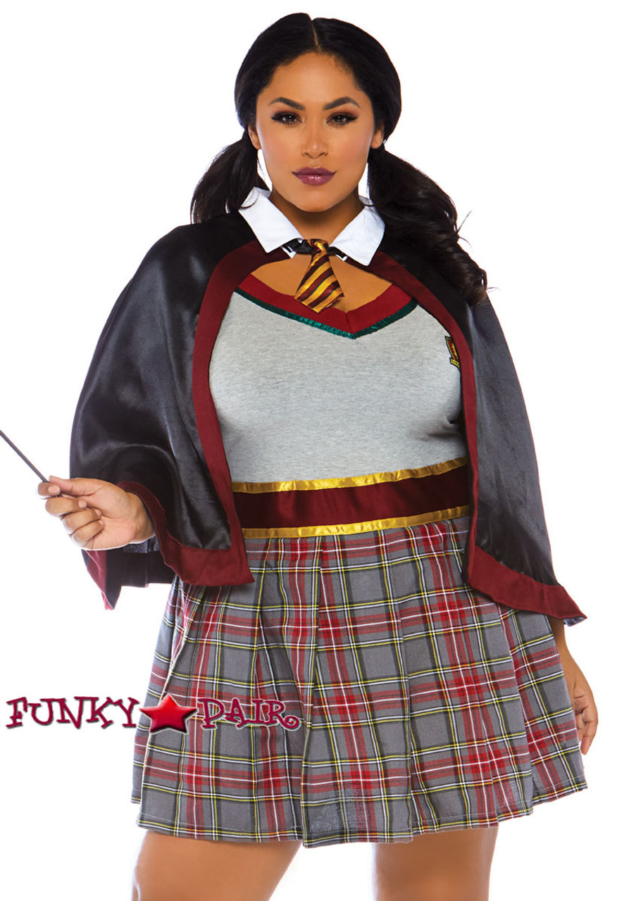 Plus Spellbinding School Girl Costume | Leg Avenue LA-86761X