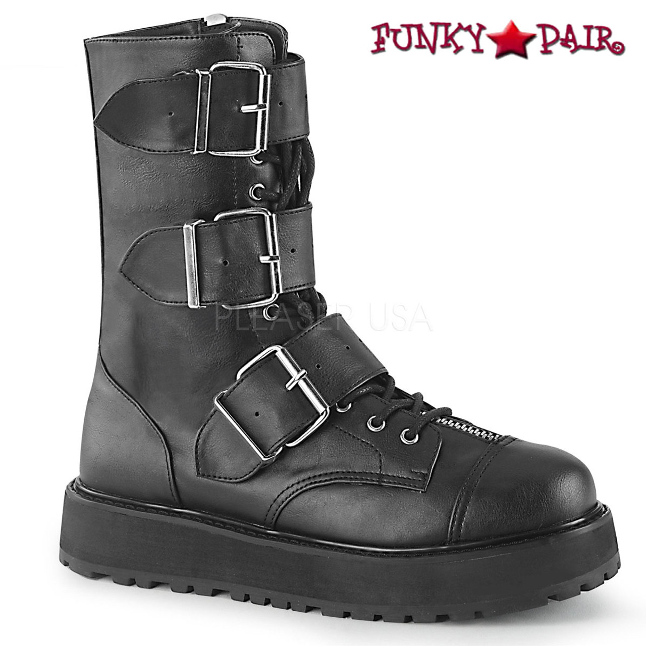 punk boots men's