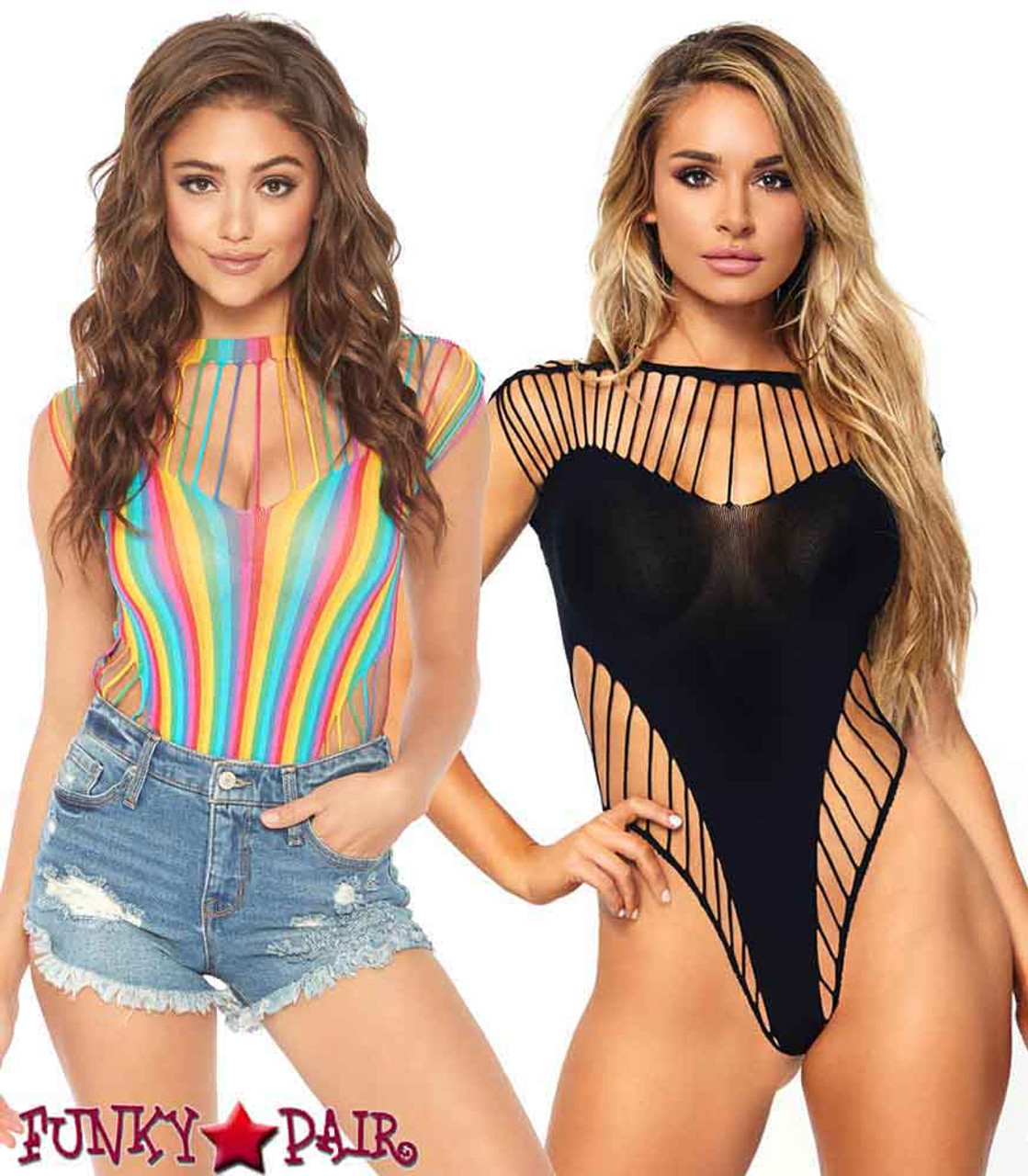 Cheap Rave Clothes Shredded Cut Out