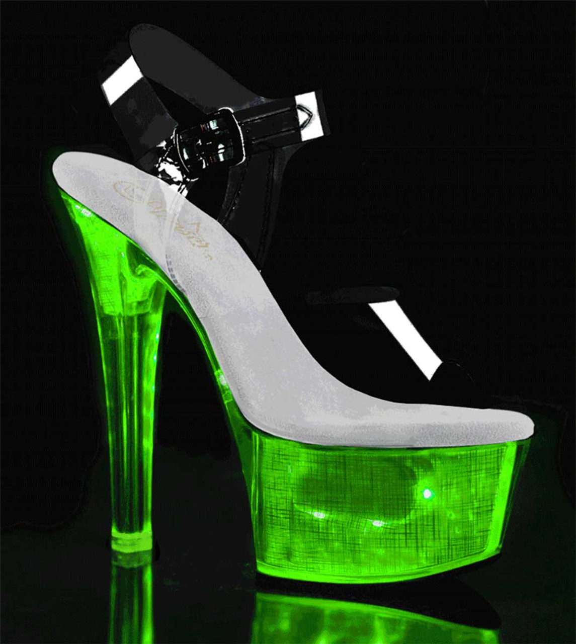 pleaser light up heels