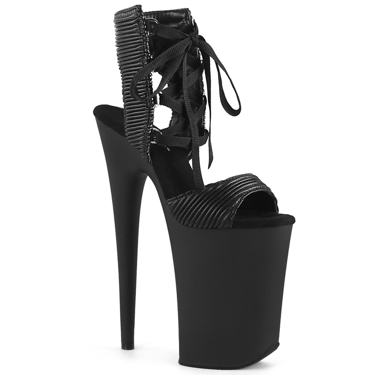 9 Inch Xtreme High Heel Lace up Sandal