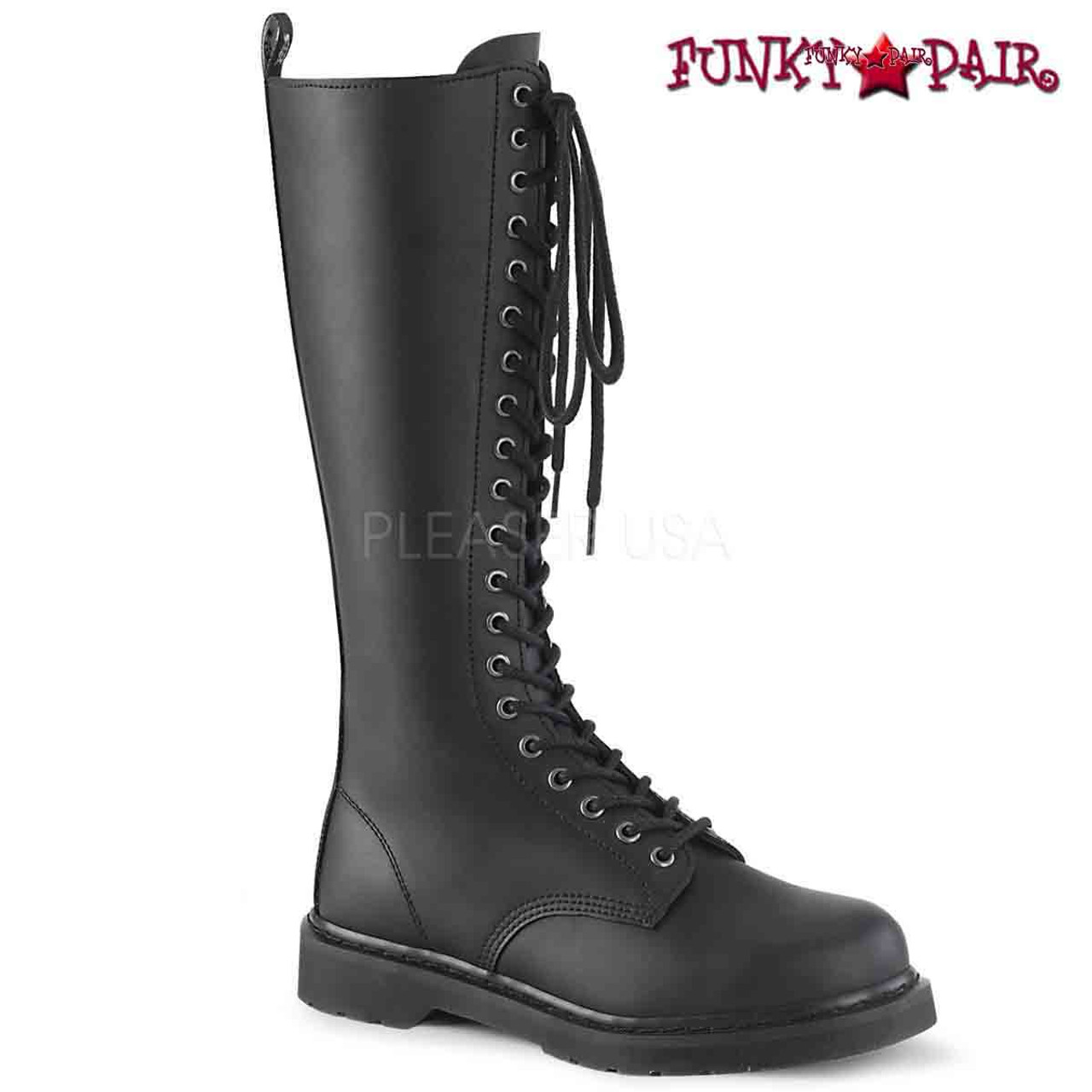 men's high boots lace up