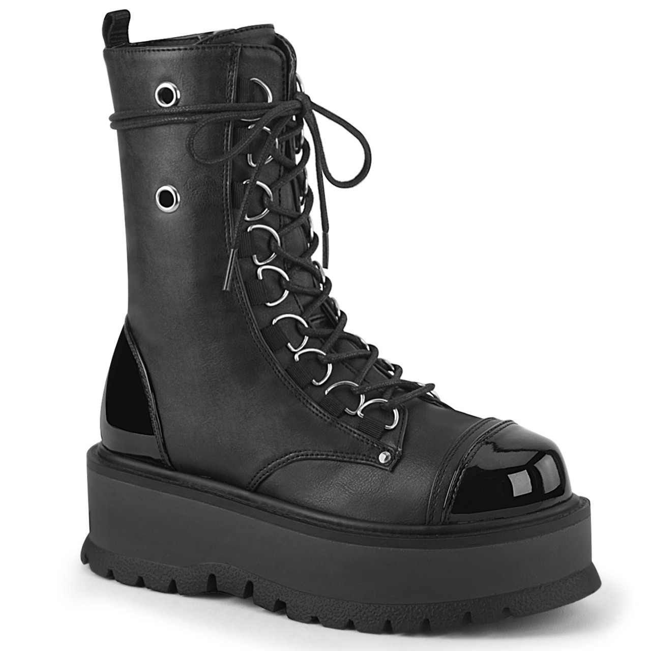 goth lace up boots