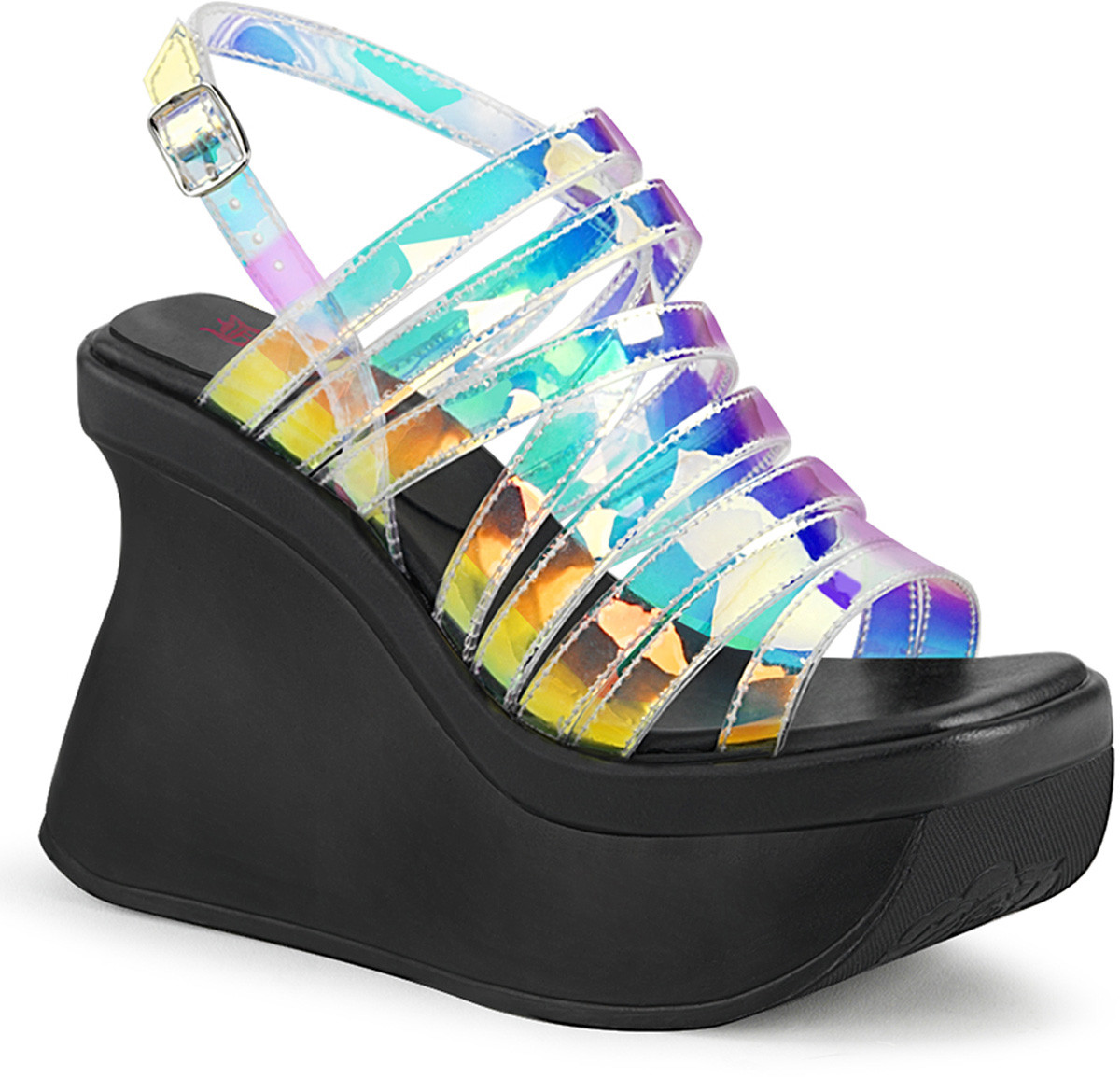 demonia dark magic vegan wedges