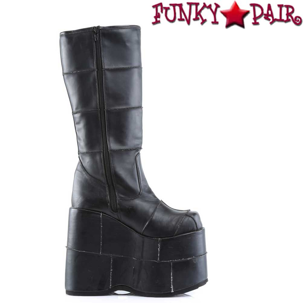 Goth Cyber Gogo Platform Boots