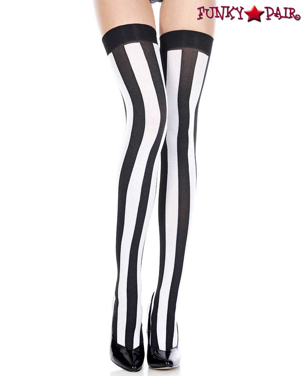  Music Legs Vertical striped leggings: Clothing, Shoes