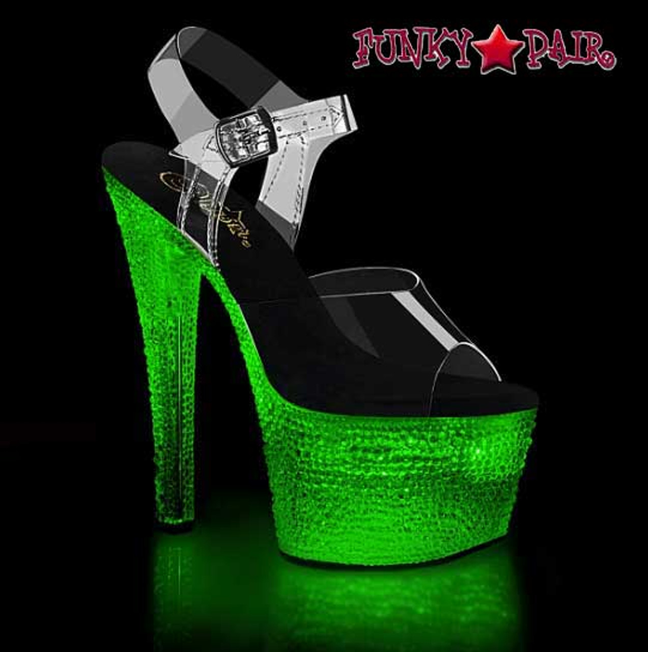 light up stripper shoes