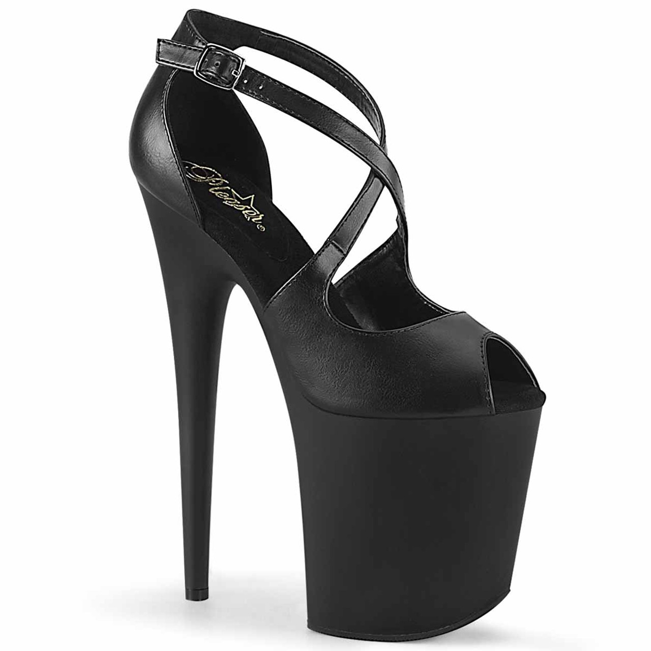 pleaser peep toe