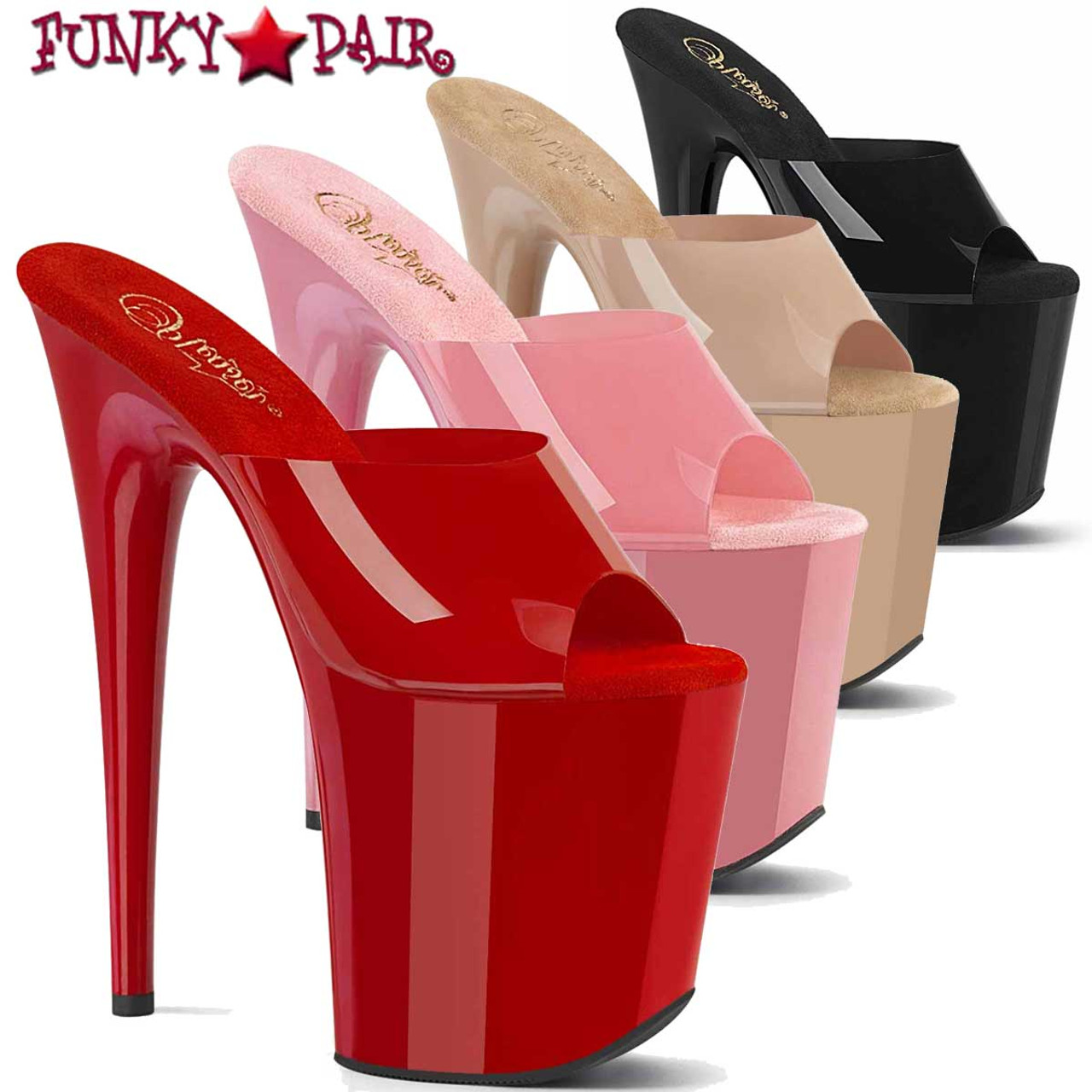 pleaser 8 inch platform shoes