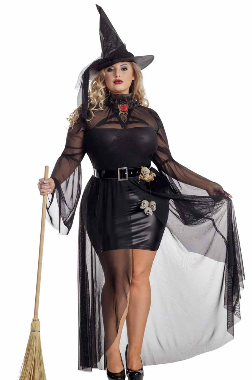 gothic witch costume plus size