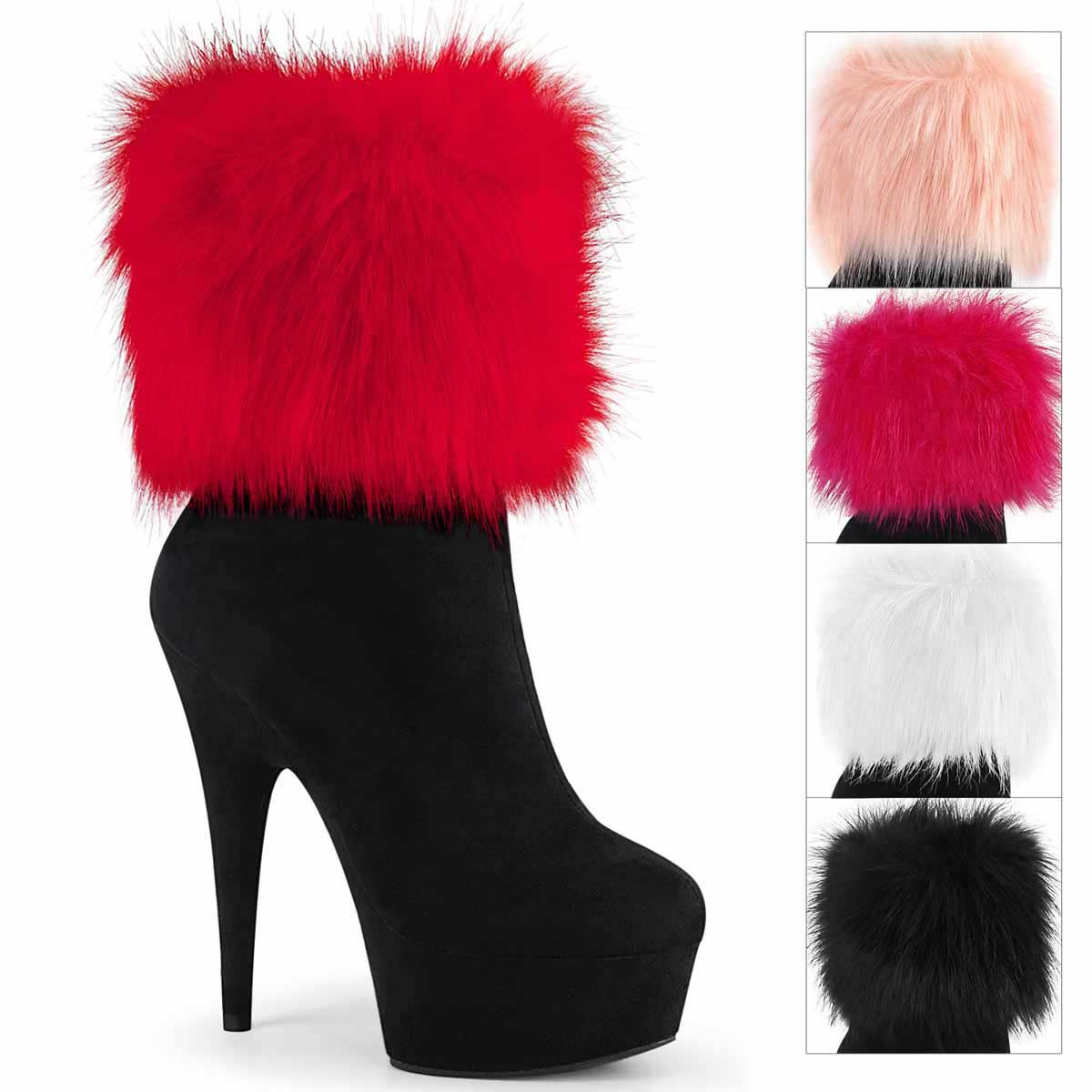 Pleaser DELIGHT-1000 Ankle Boot w/Interchangeable Cuff