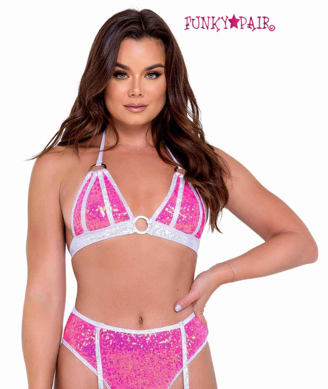 Hot Pink Two Piece Swimsuit - PIRATA COUTURE
