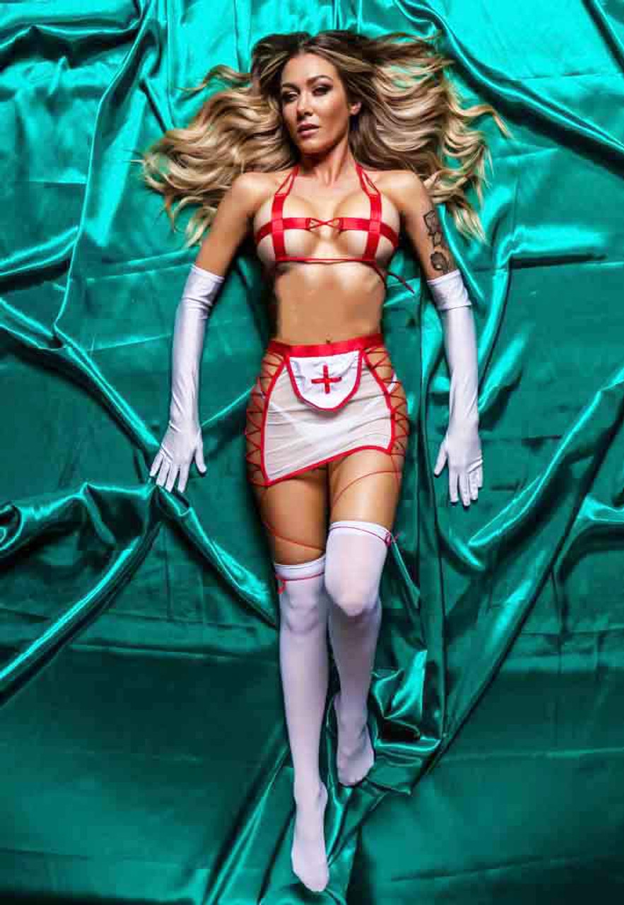 Leg Avenue Sexy Naughty Nurse Costume, Medium 