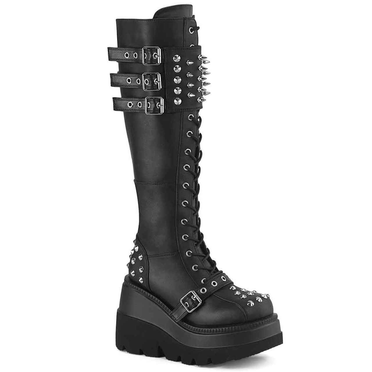 Boots with spikes sales on the bottom