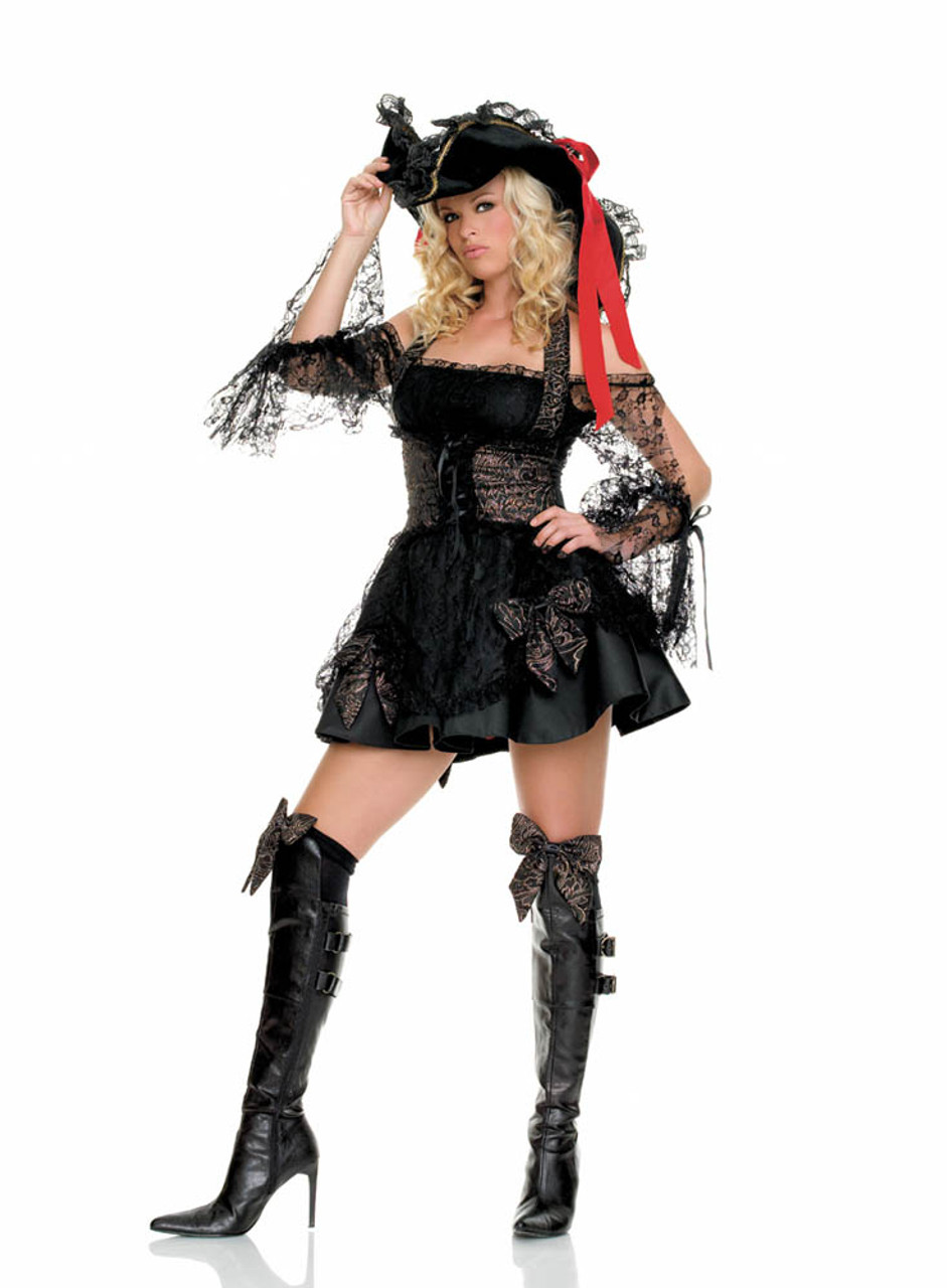 Sexy Women's Swashbuckler Captain Costume