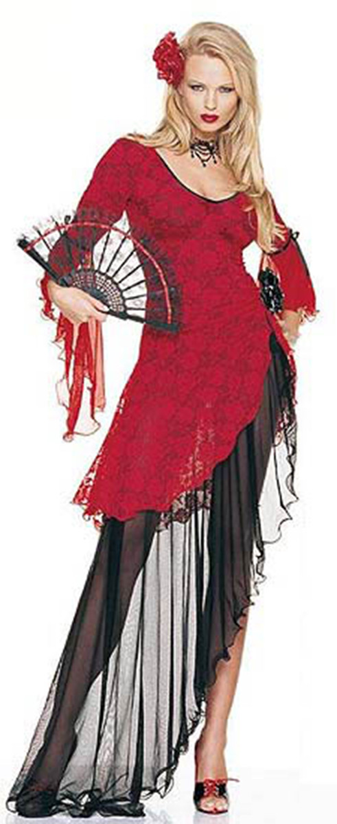 LA-83031, Flamenco Dancer Costume