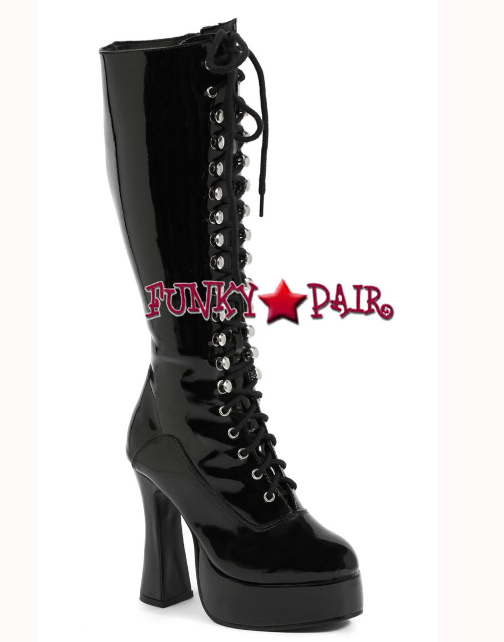 lace up gogo boots