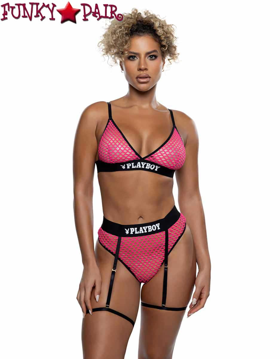 playboy sexy lingerie iii Three Piece Playboy Sexy RN - Black/Red main image 0