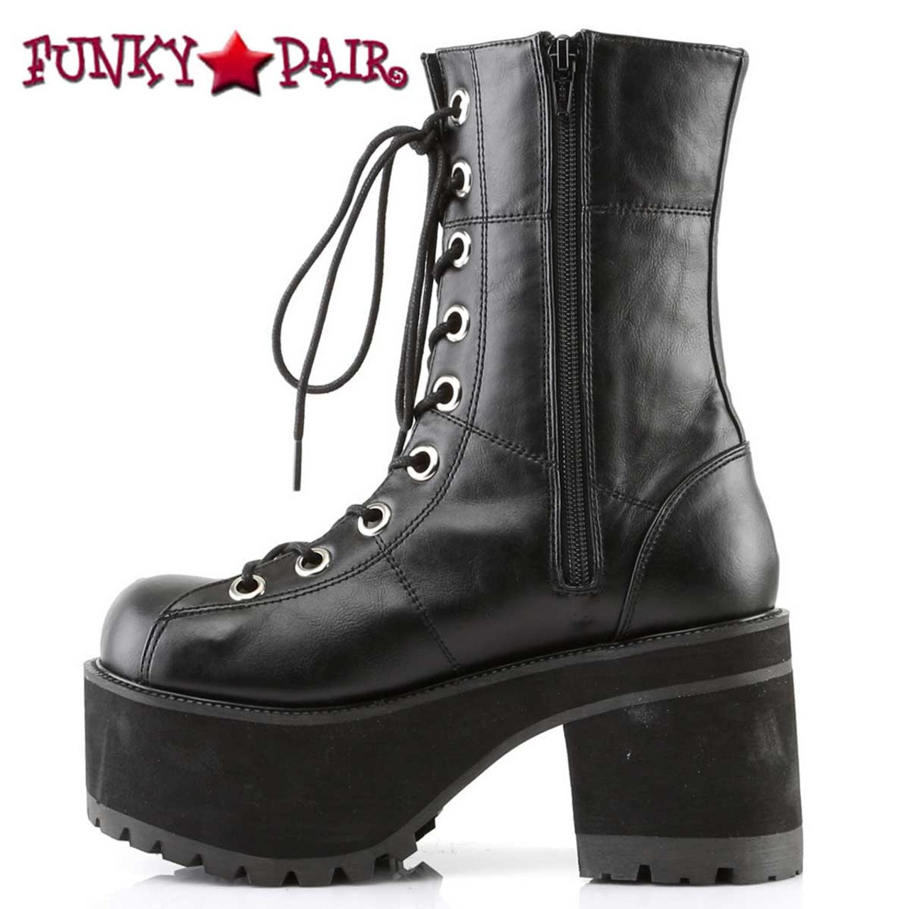 punk boots women's