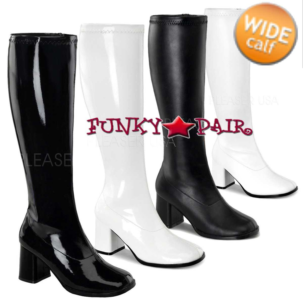 wide calf gogo boots uk