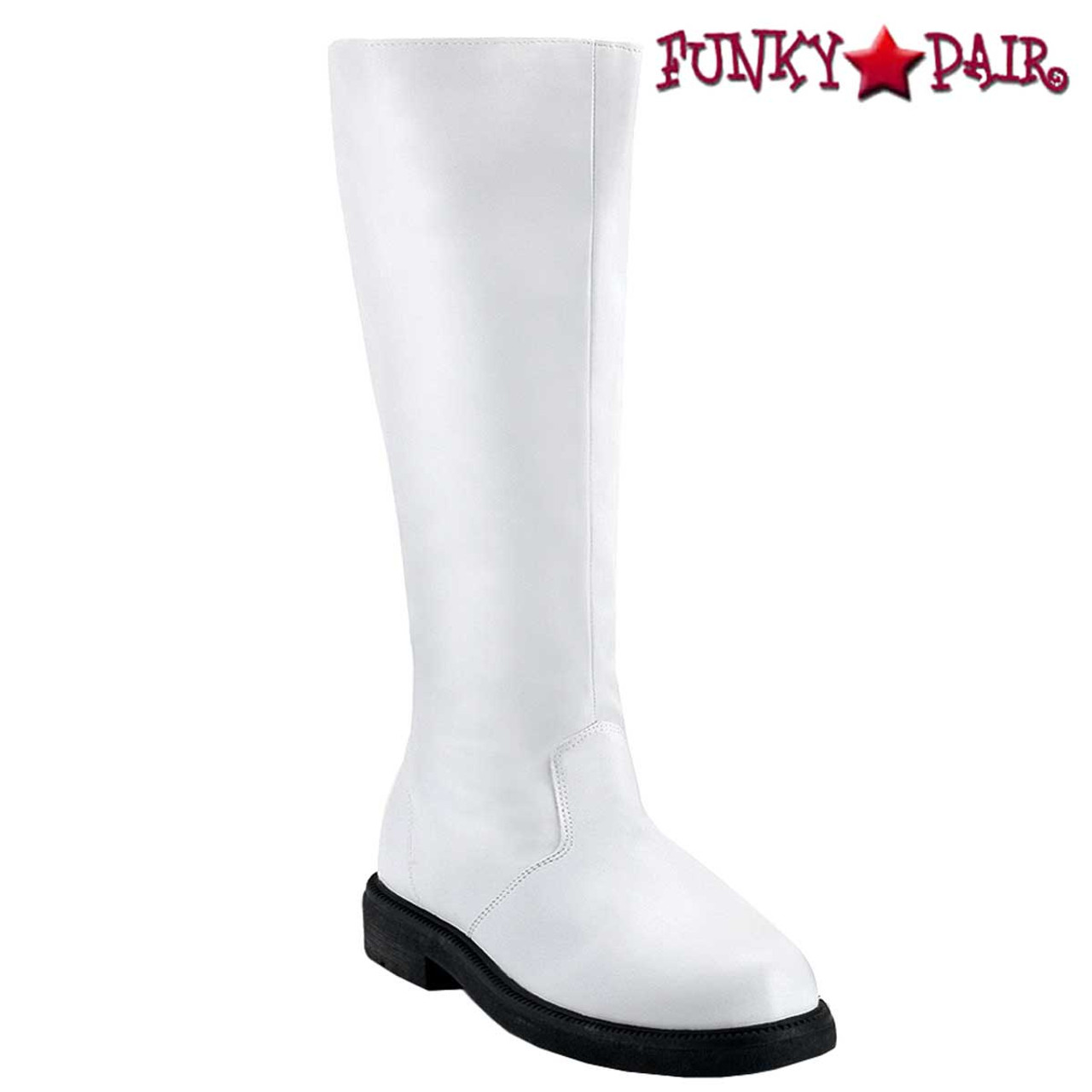 White halloween store boots