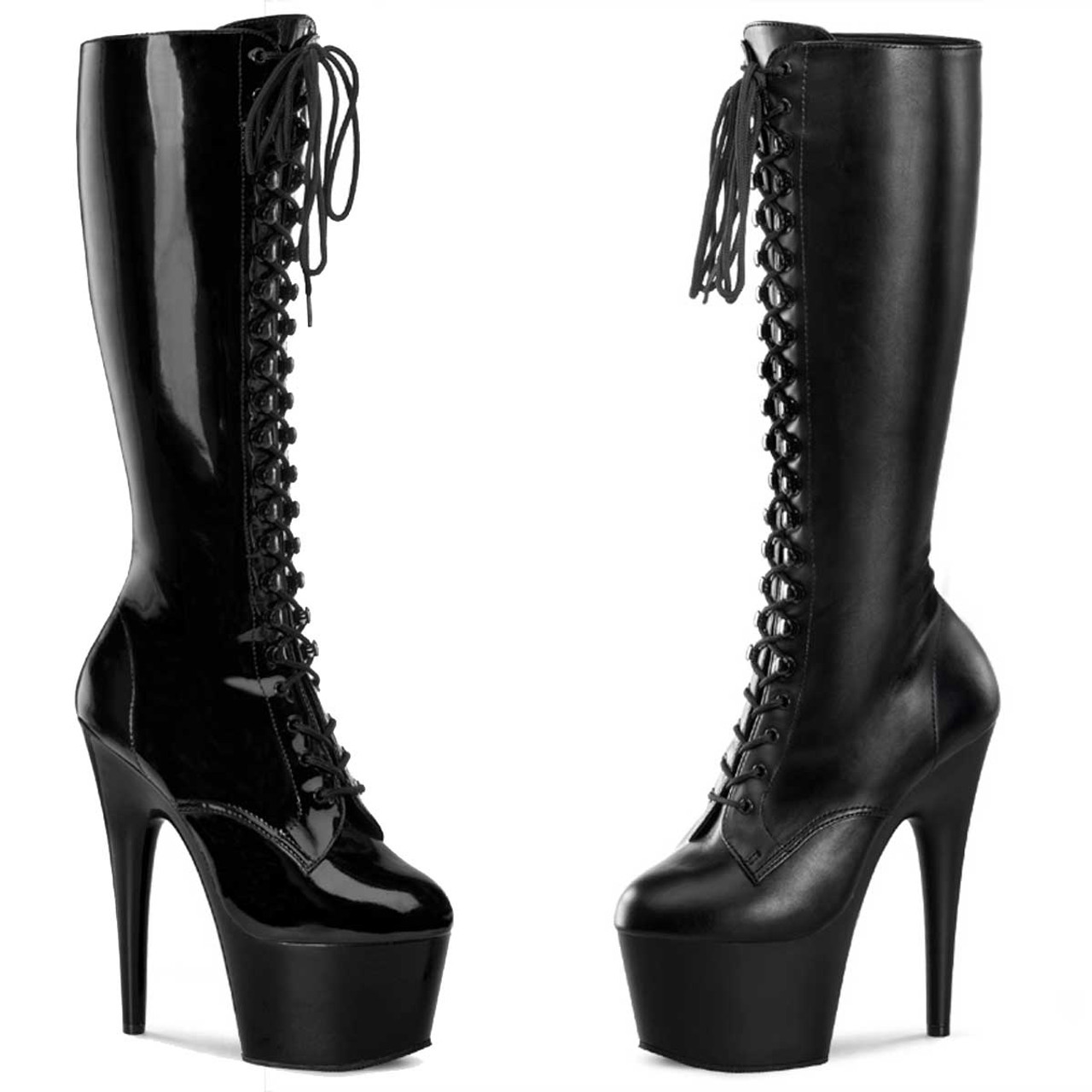 Adore-2023, 7 Inch Lace up Knee High