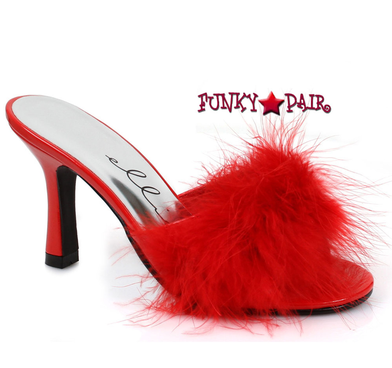 marabou slippers