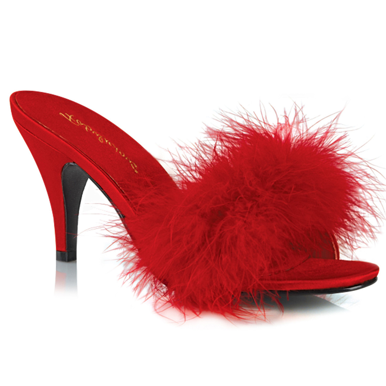 marabou slippers