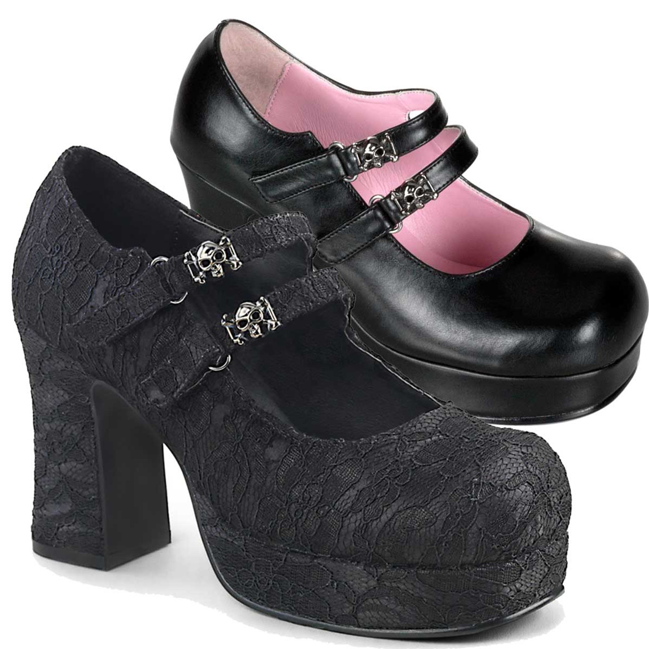 demonia mary jane platform shoes