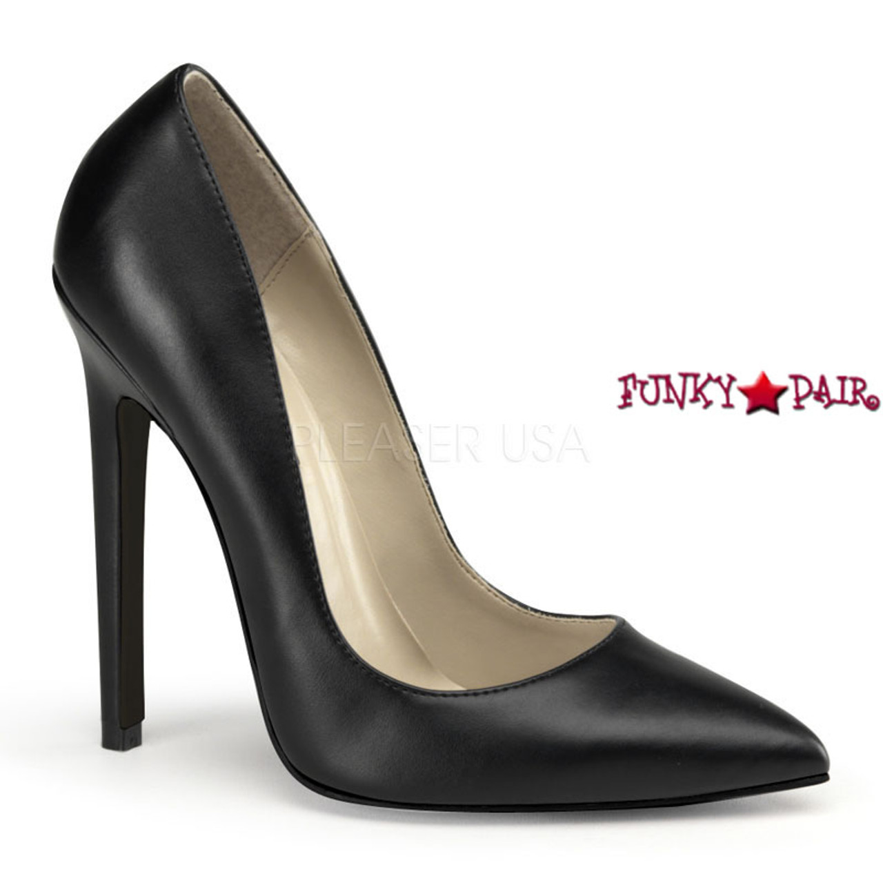 6 Inch Heel SULTRY-638 Black Pu – Shoecup.com