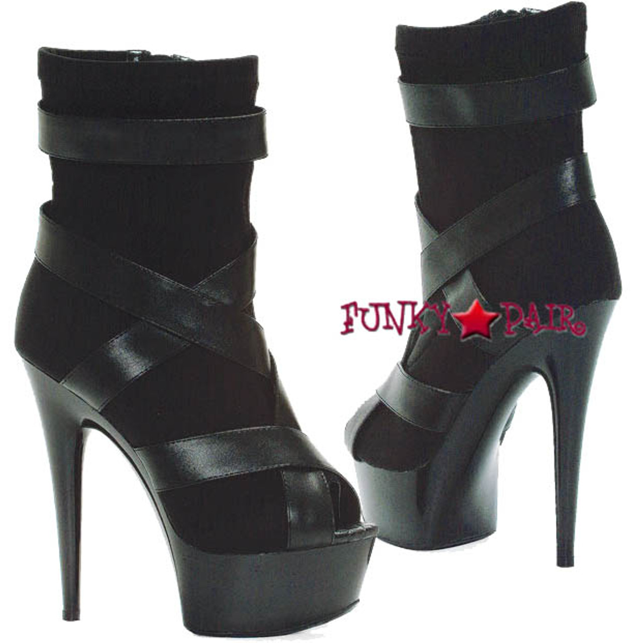 6 inch heel ankle boots