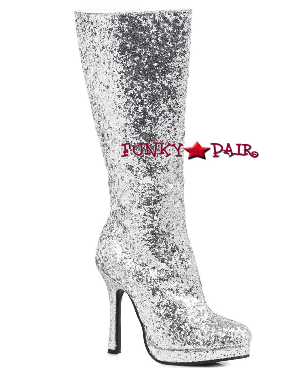 sparkly knee high boots
