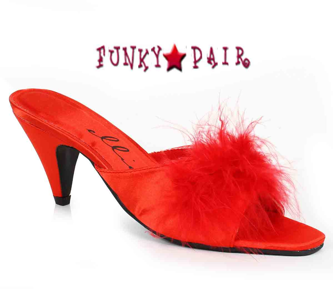 marabou slippers