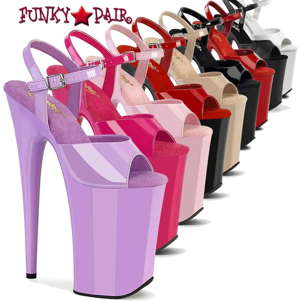 Infinity 909 Pleaser Platforms Pleaser Infinity-909, Inch Extreme