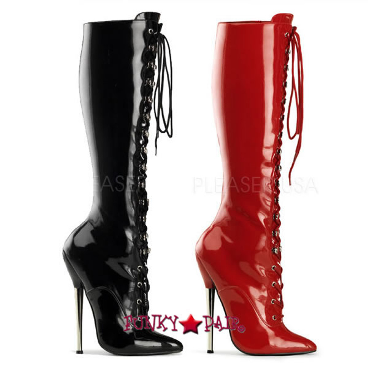 pleaser dagger boots