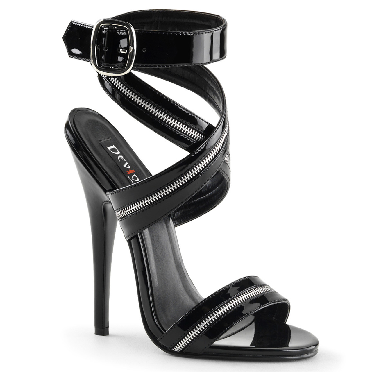 Devious | Domina-119, Zippers Sandal